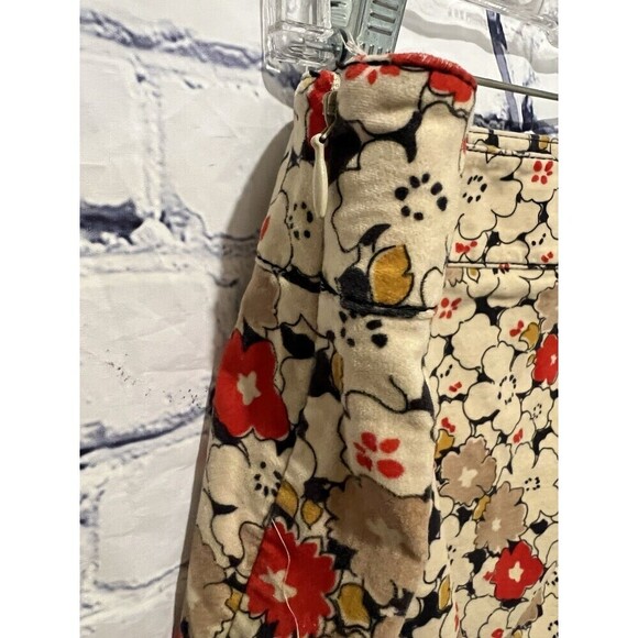 Ann Taylor LOFT Stretchy Floral Print Skirt Warm Colors Womens Size 10 - Picture 4 of 6